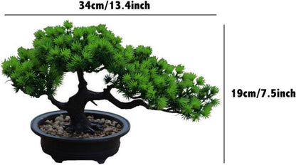 Künstlicher Bonsai Baum 19cm Japanische Kiefern-Bonsai im