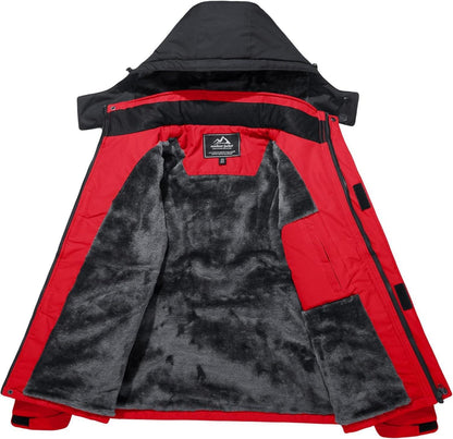 Herren Winter Skijacke Fleece Gefüttert Outdoor