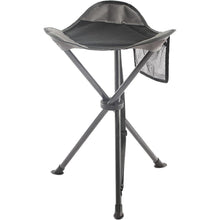 Klapphocker Ultraleicht Campinghocker, Schwarz, 53.3cm