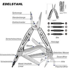 Multifunktionszange 21-in-1 Multi-Tool mit Klappmesser und