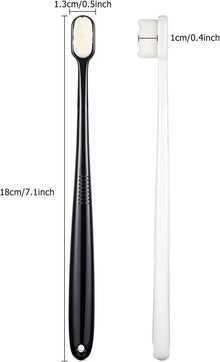 4er Set Weiche Micro-Nano Zahnbürsten für Erwachsene und