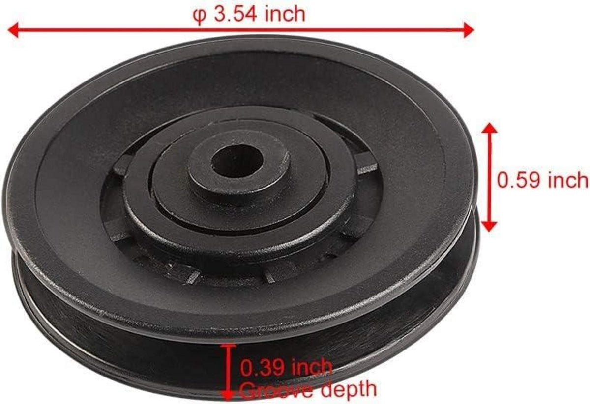 Umlenkrolle Fitness 90mm Seilrolle Kugellager 300kg