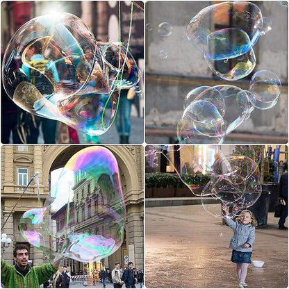 Riesenseifenblasen Set aus Edelstahl für Kinder, Outdoor