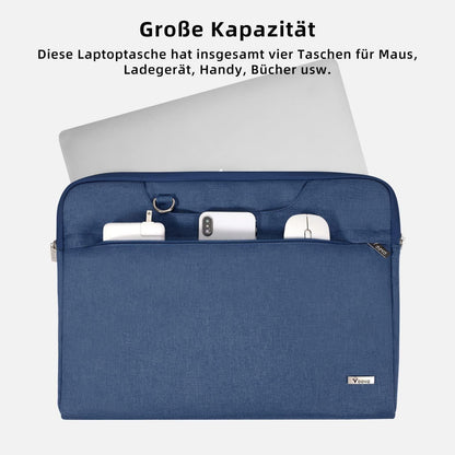 Voova Laptoptasche 17,3 Zoll Wasserdicht Blau Damen Herren