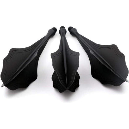 Dartflüge Traj AK8 Schwarze Welle 3er-Set Ergonomisches