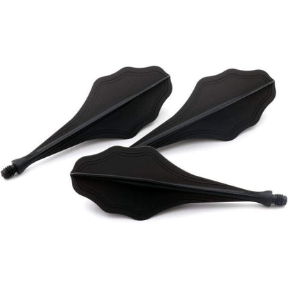 Dartflüge Traj AK8 Schwarze Welle 3er-Set Ergonomisches