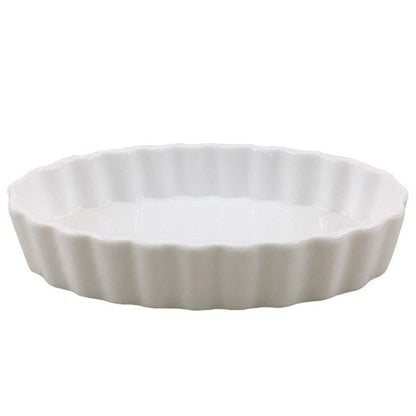Tiefes Kuchengericht aus Porzellan – Backform für Kuchen & Auflauf 26cm