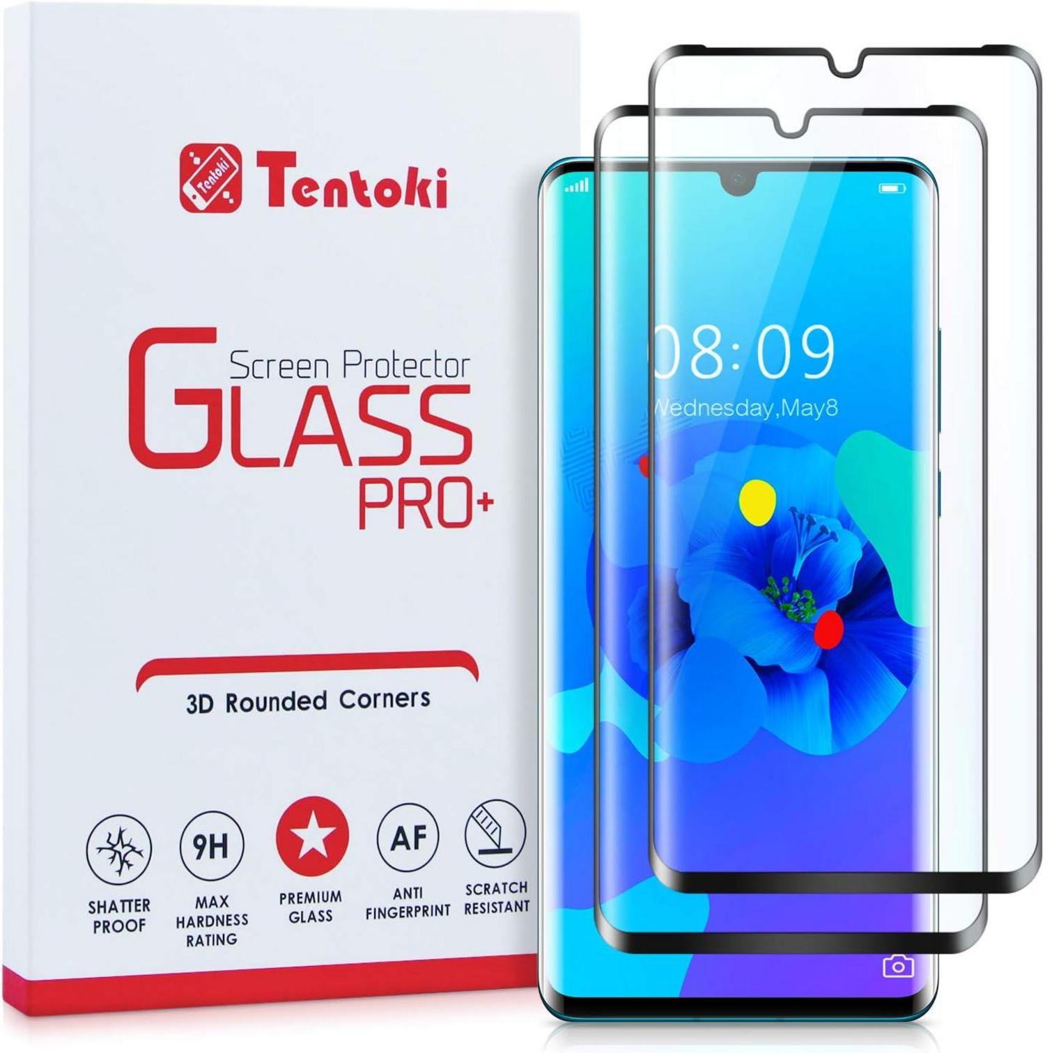 Displayschutzfolie Huawei P30 Pro Panzerglas 9H Härtgrad【2