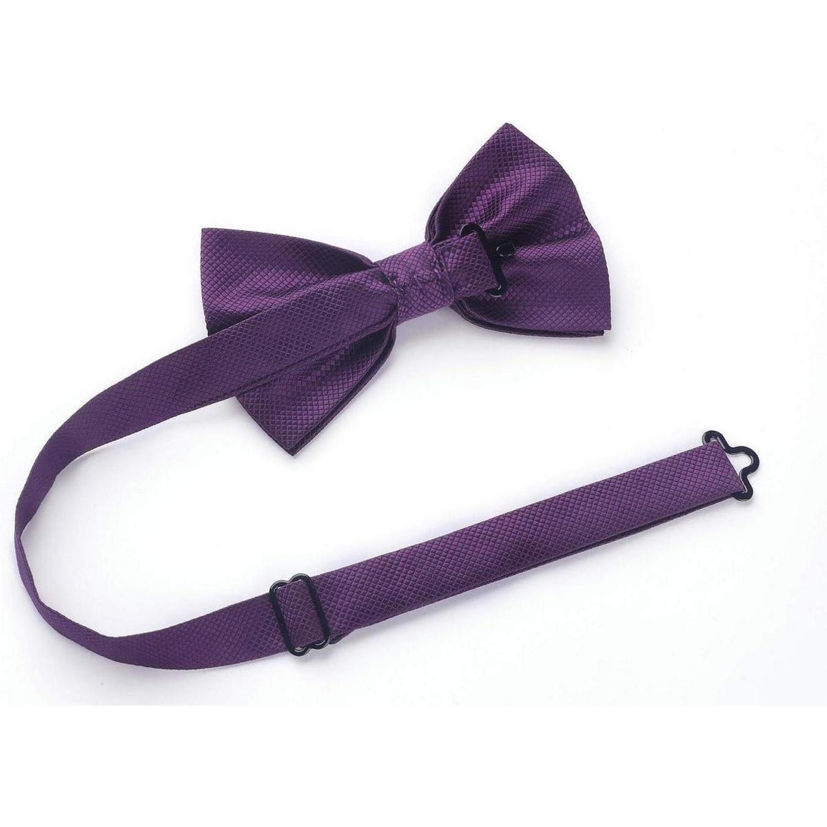 Herren Fliege mit Einstecktuch Set Lila