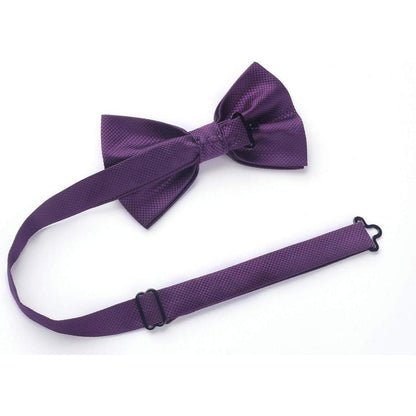 Herren Fliege mit Einstecktuch Set Lila
