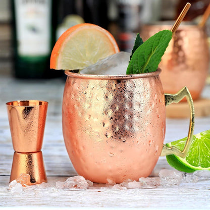 Moscow Mule Kupferbecher-Set 4 Premium 54cl 540ml Cocktail
