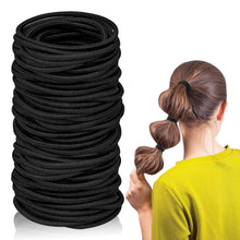 100 Haargummis Elastisch Stirnband Pferdeschwanz Halter Schwere