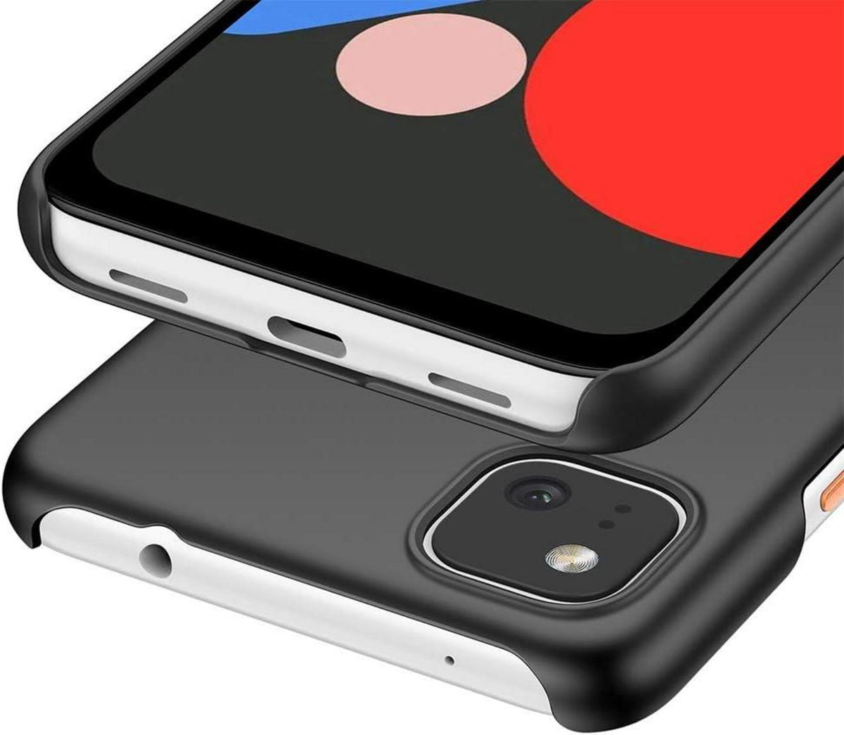 ORNARTO Pixel 4a(4G) Hülle 5,8 Zoll Schwarz Dünn Anti-Scratch