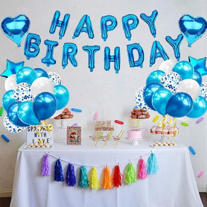 iZoeL Geburtstagsdeko: Happy Birthday Jungen Mann Party Set