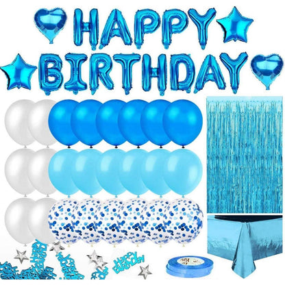 iZoeL Geburtstagsdeko: Happy Birthday Jungen Mann Party Set