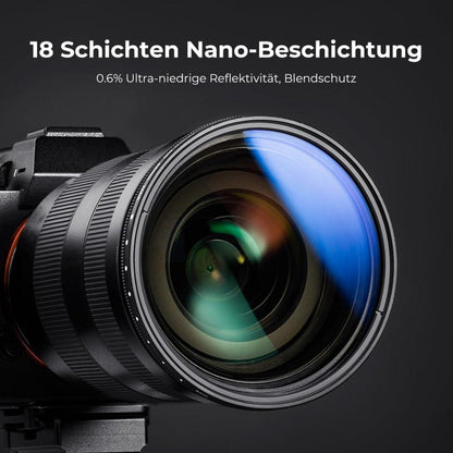 46mm Variabler ND2-400 Graufilter Slim Design Neutral