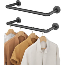 OROPY Industrierohr Kleiderstange 2er Set, 49cm