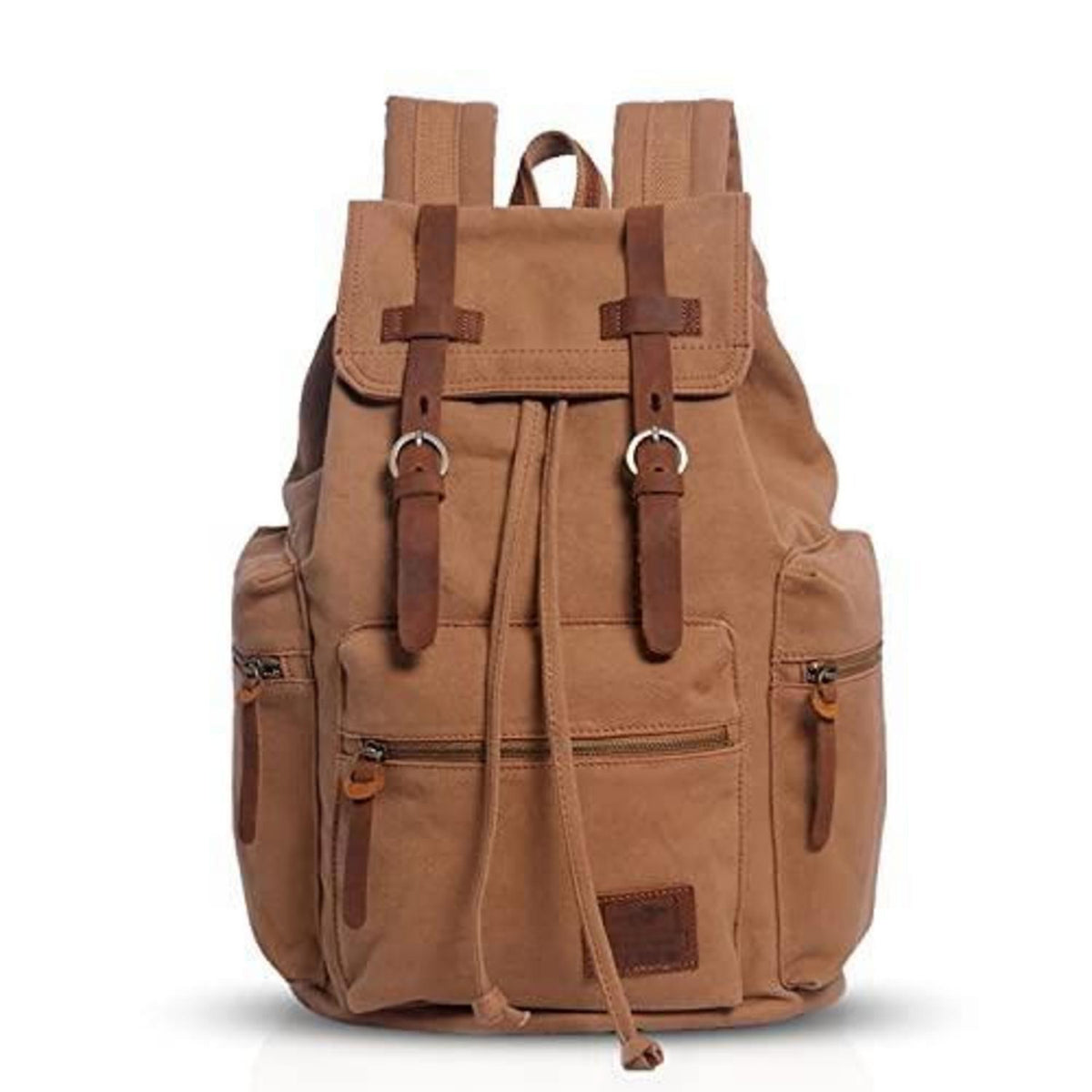 Vintage Canvas Rucksack – Daypack für Laptop, Schule & Reisen