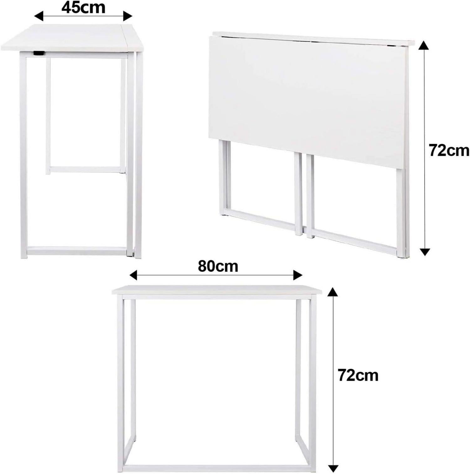 Klapptisch 80x45x72cm Campingtisch rechteckig Schreibtisch