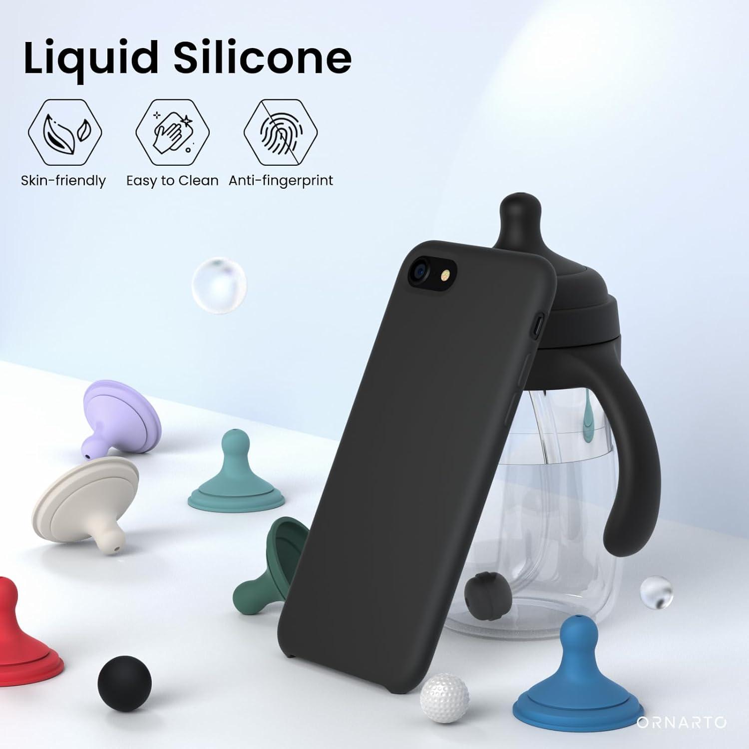 iPhone SE 3 Silikon Case 2022 Ultra Dünn Flüssig Silikon Schutz