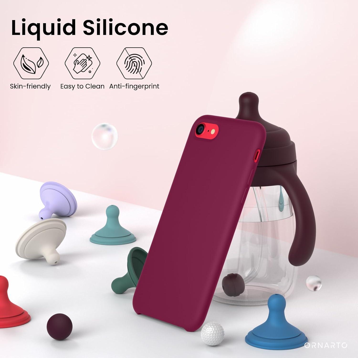 Silikon Handyhülle für iPhone SE 3 2022 5G, iPhone 7/8/SE 2022