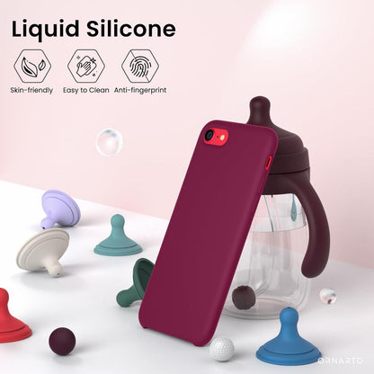 Silikon Handyhülle für iPhone SE 3 2022 5G, iPhone 7/8/SE 2022