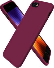 Silikon Case kompatibel mit iPhone SE 3 2022 5G 7/8 Flüssig Schutz