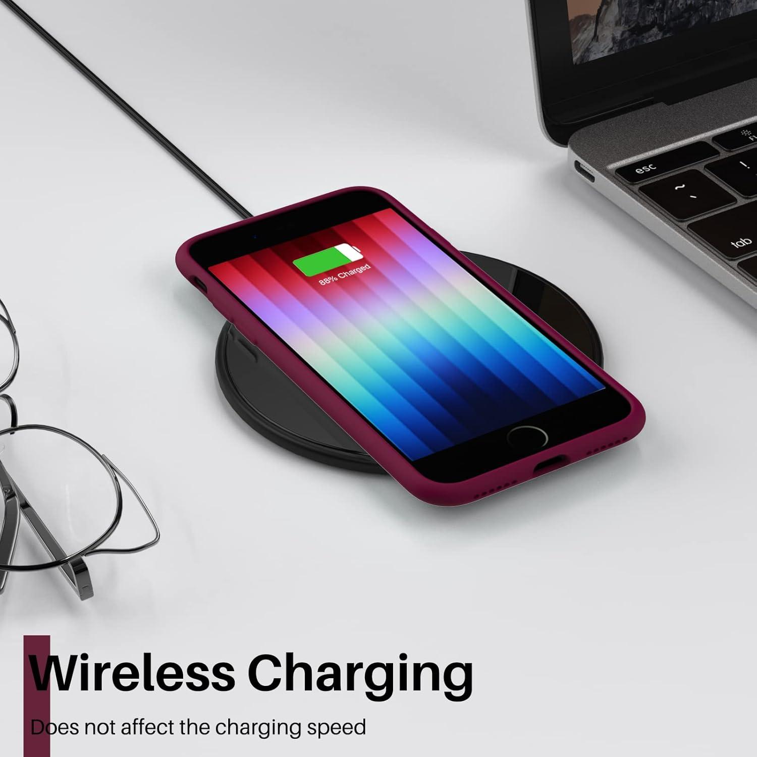 Silikon Case für iPhone SE 3 2022 5G, 7/8 Handyhülle 4,7 Zoll