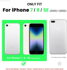 ORNARTO iPhone SE 3 5G Hülle Silikon Case 2022 Ultra Dünn