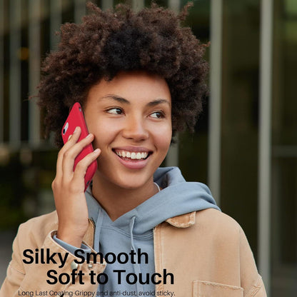 Silikon Case für iPhone SE 3 2022 5G Hülle 7/8 Flüssig Rot 4,7 Zoll