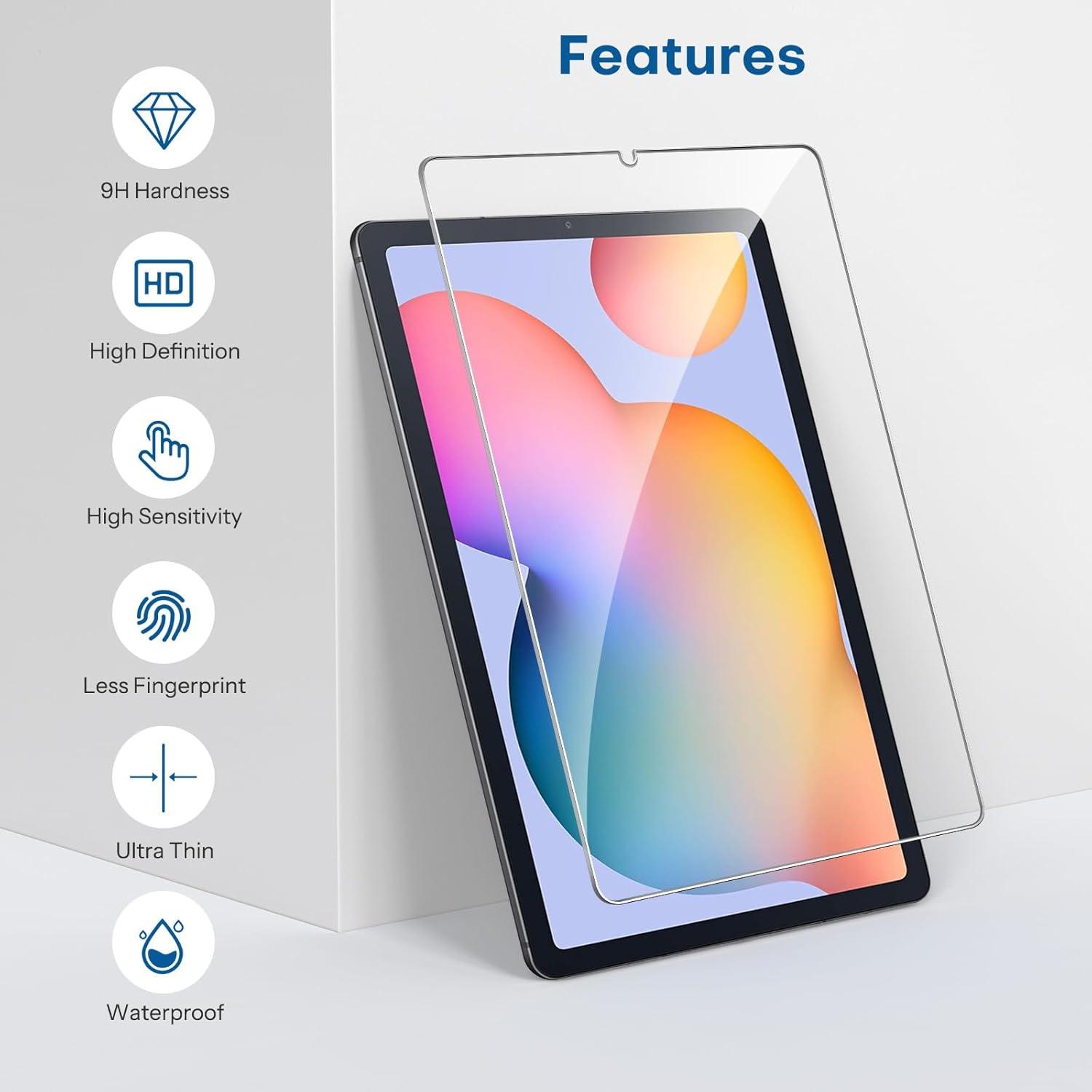 Panzer Schutz Glas Folie für Samsung Galaxy Tab S6 Lite 10,4 Zoll 9H