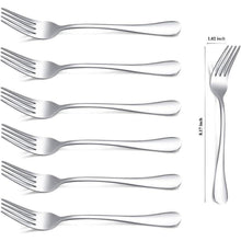 Edelstahl Gabeln Set 6er 20.8cm Tafelgabeln Besteck