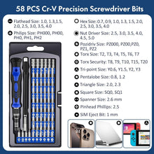 XOOL 62 in 1 Feinmechaniker Schraubendreher Set für Computer
