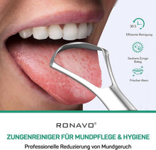 Zungenreiniger aus Edelstahl – Zungenschaber für frischen