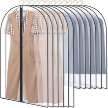 Kleidersack Anzug Lang, 12 Stück 60x120/100cm Transparent