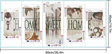 5D DIY Diamond Painting 5-teiliges Set - Haus Dekoration