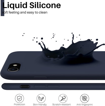 Silikon Case für iPhone SE 3 2022 5G, 7/8 - Flüssige Silikonhülle 4,7