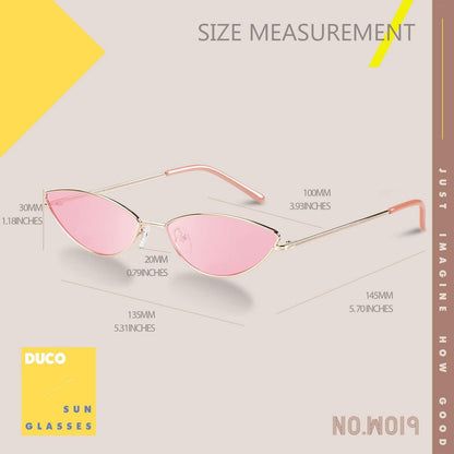 Vintage Retro Gothic Polarisierte Damen Sonnenbrille UV400 Leicht