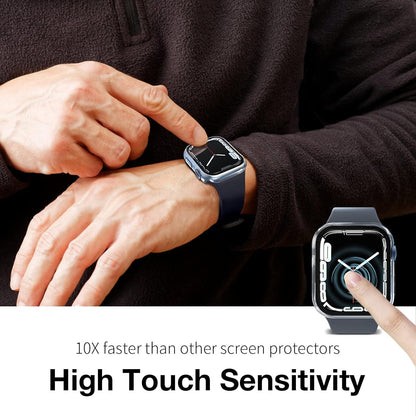 2er Set Displayschutz Apple Watch 44mm: 9H Härte, HD