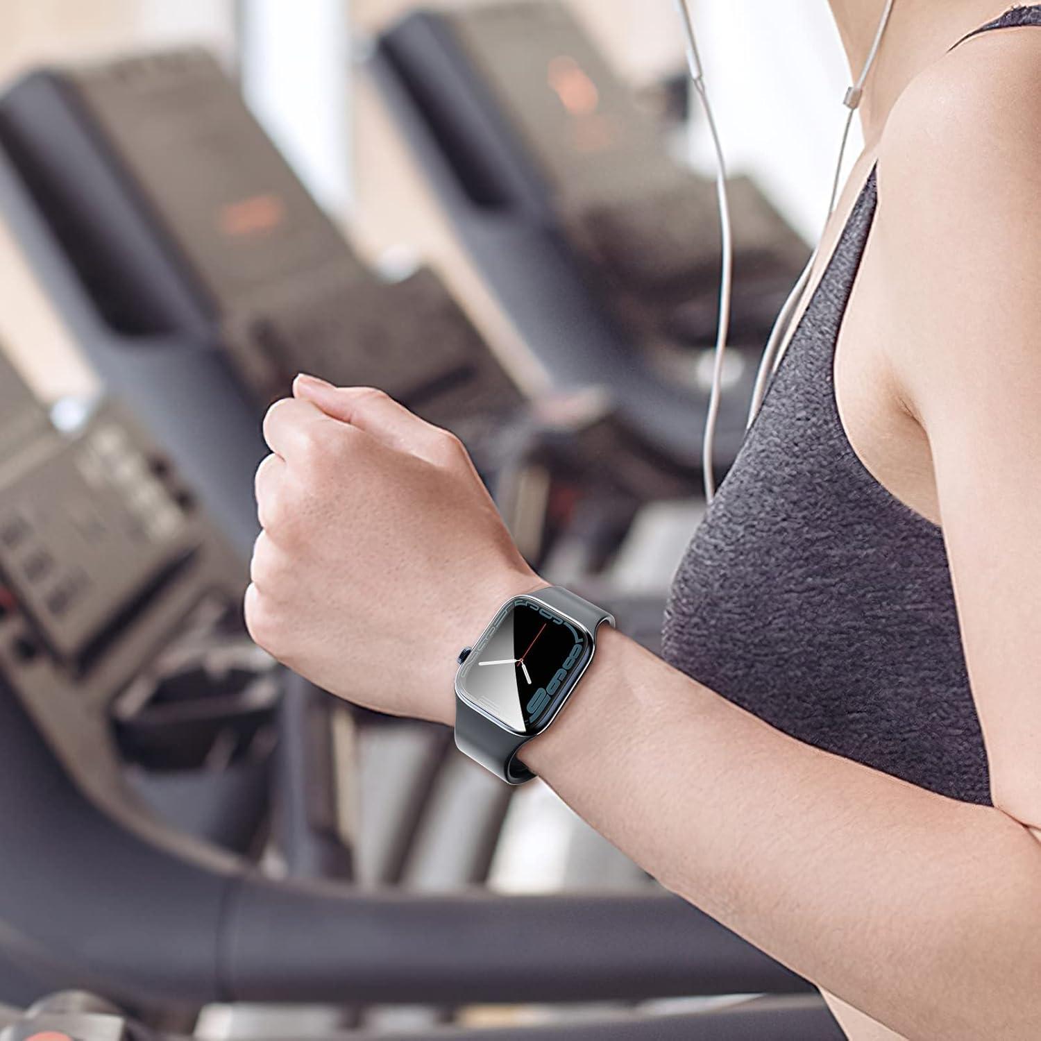 Schutzhülle für Apple Watch S6 SE SE2 S5 S4 44mm 9H Display