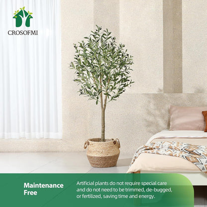 Künstlicher Olivenbaum 150cm Kunstpflanze Indoor Outdoor