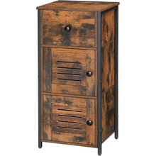 Beistellschrank mit Schublade Vintage Stil verstellbare