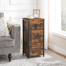 Beistellschrank mit Schublade Vintage Stil verstellbare