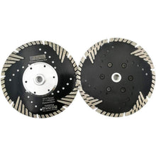 Diamant Trennscheibe 180mm M14 Turbo für Beton & Granit (2 Stk.)