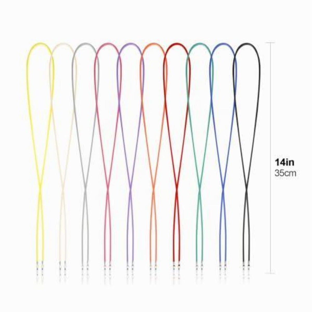Brillenband 10er Set bunt – Kette für Lese- & Sonnenbrille