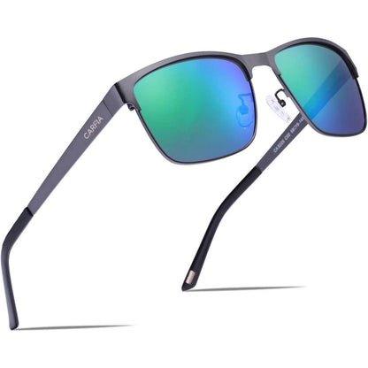 Polarisierte Herren Sonnenbrille Metall UV400 Sport