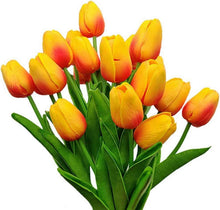 Künstliche Tulpen Hochzeitssträuße Blumen PU Herzstück 20 Stück