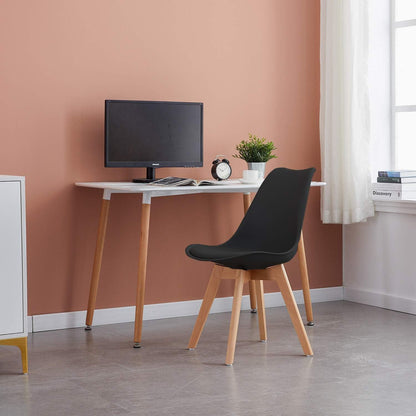 Modernes Esstisch-Set für 4-6 Personen mit Massivholzbeinen