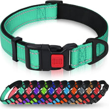 Hundehalsband Neopren Gepolstert Verstellbar Türkis L