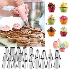 Spritzbeutel Set 37-teilig Edelstahl Silikon Tüllen Torten